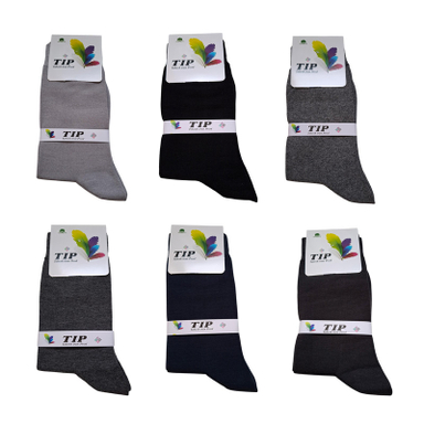 جوراب ساق بلند مردانه تابش ایران پود مدل سوپرپنبه کد SP.01 مجموعه 6 عددی