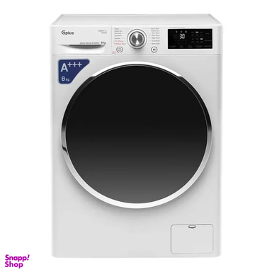 ماشین لباسشویی جی پلاس مدل GWM-R88W.KTN ظرفیت 8 کیلوگرم