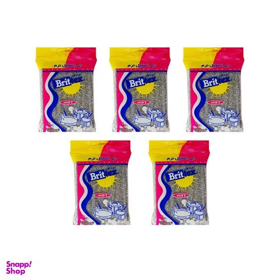 اسفنج ظرفشویی بریتکس مدل 5057 بسته 5 عددی