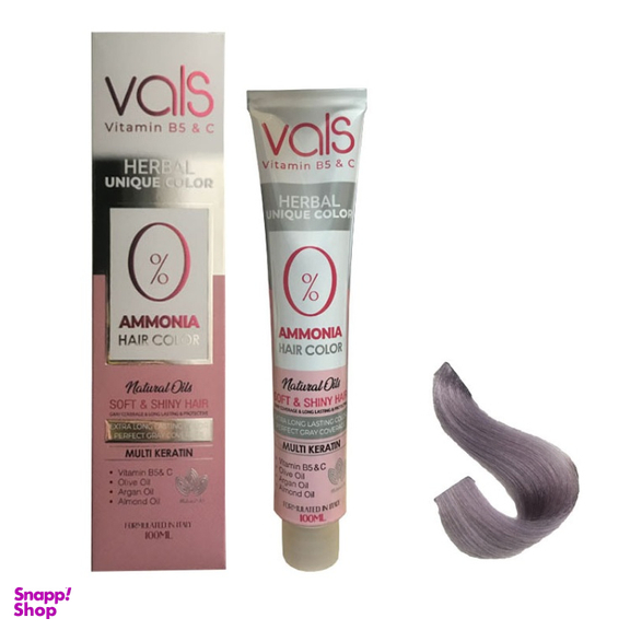 رنگ مو والس شماره 12.08 رنگ دودی بنفش حجم 100 میلی لیتر