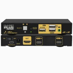 کی وی ام سوییچ 2 پورت Type-C کی نت پلاس مدل KP-C622