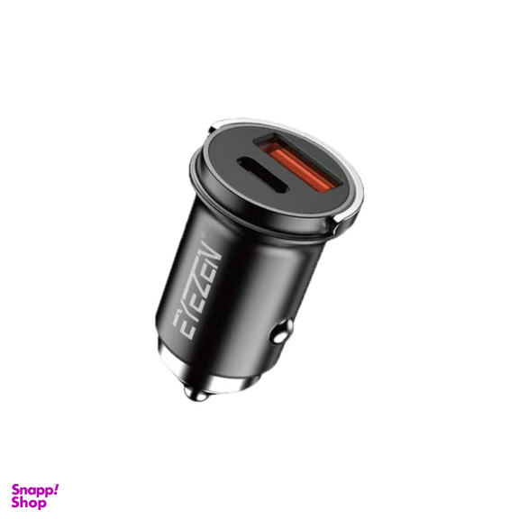 شارژر فندکی 20 وات اِیزن مدل EC-C1 به همراه کابل تبدیل USB-C