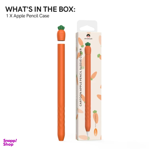 کاور قلم لمسی آهااستایل مدل PT129-2 هویج مناسب اپل سری 2