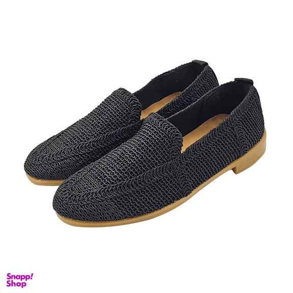 کفش زنانه سیی مدل ترک بافت کد 2086