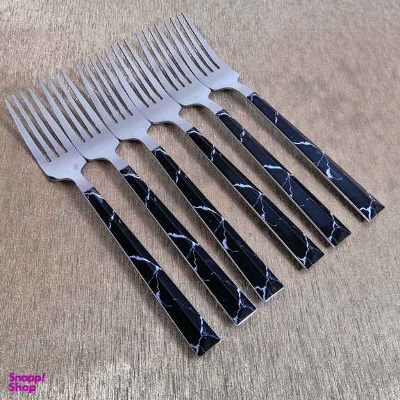 سرویس قاشق و چنگال 33 پارچه مدل ماربل