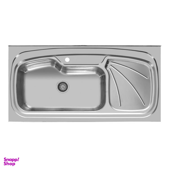 سینک ظرفشویی استیل اخوان مدل 134 روکار