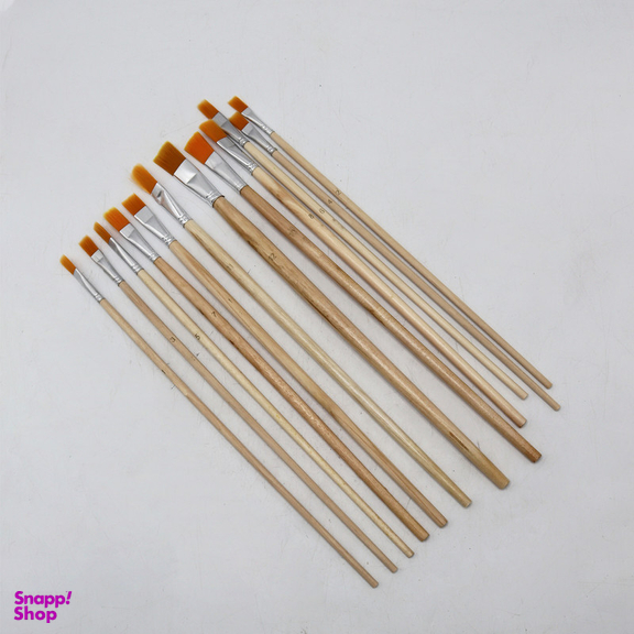 قلم مو تخت سامکو مدل سموری کد YP-012 مجموعه 12 عددی