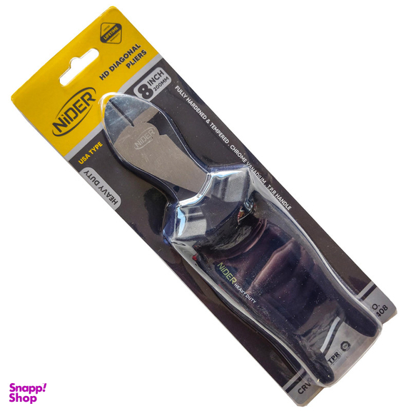 انبردست و سیم چین و دم باریک و سیم چین نیدر مدل HEAVY DUTY CR-V 08 سایز 8 اینچ