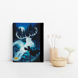 کلاسور ترمه طراحان ایده طرح هری پاتر و جادوی آبی کد cfp1585 سایز A4