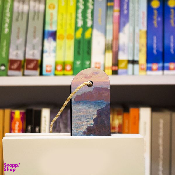 نشانگر کتاب ترمه طراحان ایده مدل صخره های بل ایله از مونه کد art0222