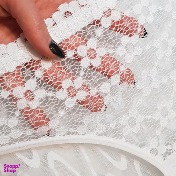 ست شورت و سوتین زنانه کارنا رز مدل فنردار کد 5169 رنگ سفید