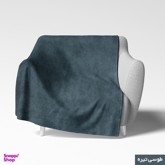 شال مبل شاران هوم مدل مخملی طرح ساده سایز 100×180 سانتی متر