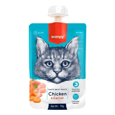 پودینگ گربه ونپی مدل Chicken and Carrot وزن 90 گرم