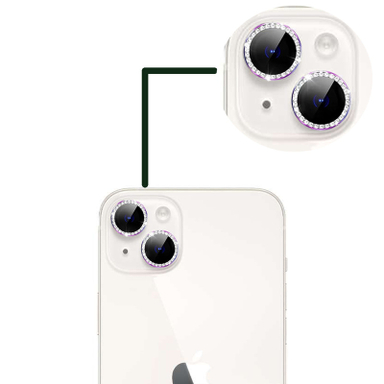 محافظ لنز دوربین گرین مدل Diamond مناسب برای گوشی موبایل اپل iphone 14 Plus / 14