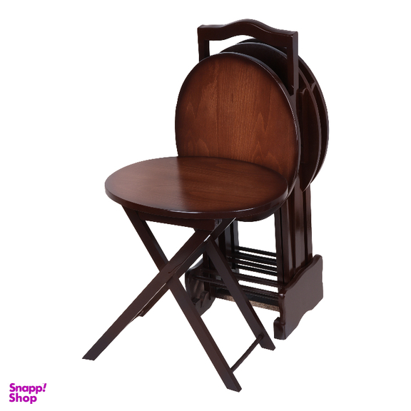میز عسلی تاشو مدل M003 مجموعه 4 عددی