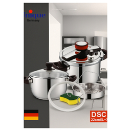 زودپز دوقلو یونیک کد RAGA _5_7 گنجایش 5 و 7 لیتر