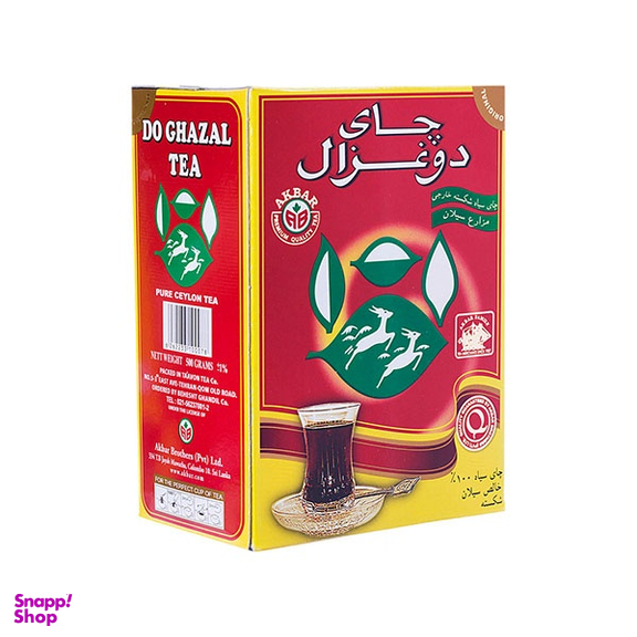 چای شکسته دو غزال مدل ساده وزن 500 گرم