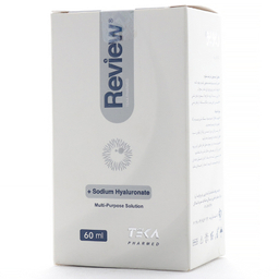مایع شست و شوی لنز رویو مدل سدیم هیالورونات حجم 60 میلی لیتر