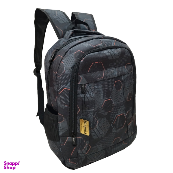 کیف مدرسه رسپینا اسپرت طرح شش ضلعی مدل hexagon با جامدادی