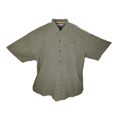 پیراهن مردانه مدل فربد رنگ سبز زیتونی