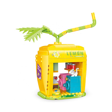 لگو 257 قطعه کوگو مدل فروشگاه اتوشویی طرح لیمو