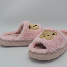 دمپایی حوله ای کد 7383 رنگ صورتی