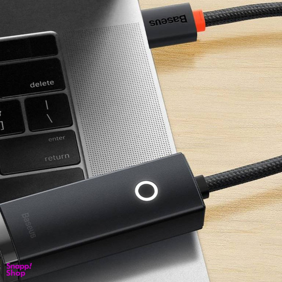 کابل تبدیل USB به پورت شبکه RJ45 LAN بیسوس مدل Lite Series WKQX000101