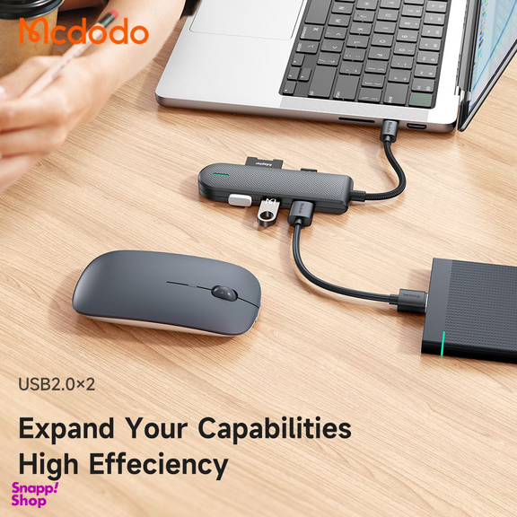 هاب 5 پورت USB-C مک دودو مدل HU-1430