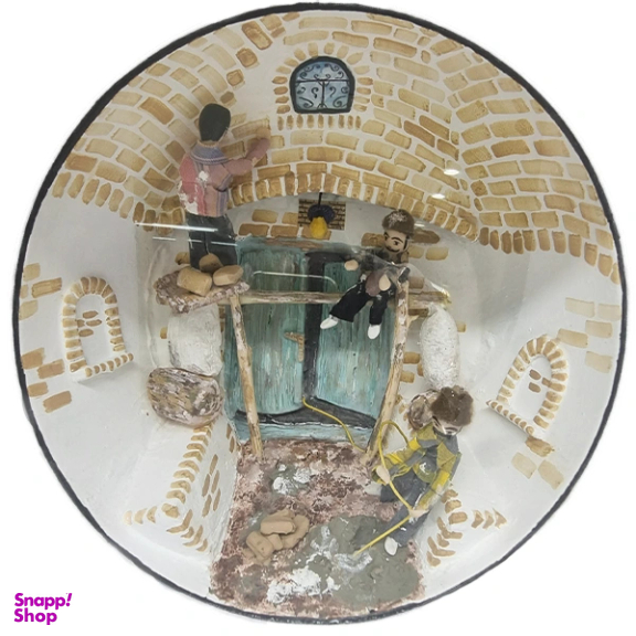 کاسه دیوارکوب حجیم سازی شده طرح معماری بنایی کد TP-1023-0204