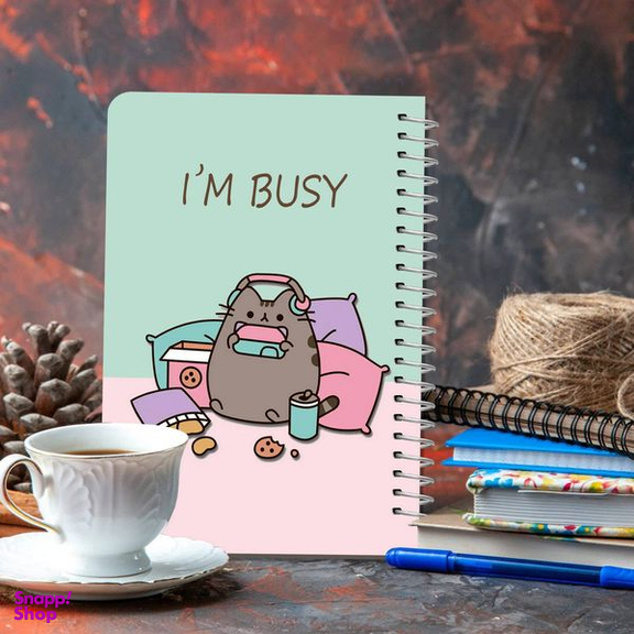 دفترچه یادداشت مستر راد طرح کرافت مدل گربه کیوت فانتزی کد Fiory 1928