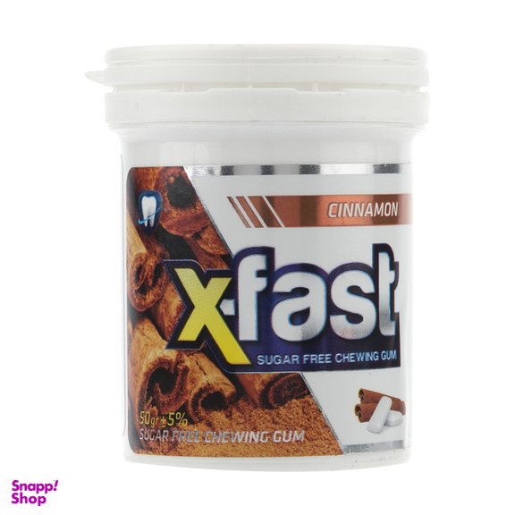 آدامس ایکس فست با طعم دارچین - 50 گرم