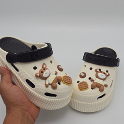 صندل بچگانه پاپا مدل کراکس کد 464946 رنگ کرم