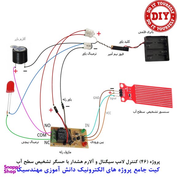 کیت آموزش الکترونیک مهندسیکا مدل 55 پروژه جامع دانش آموزی DIY+55