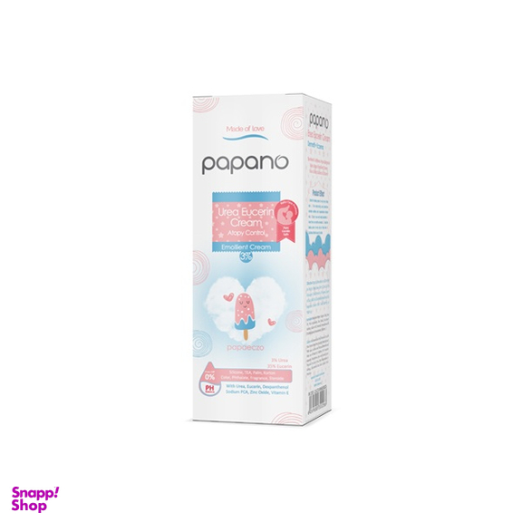 کرم نرم کننده کودک پاپانو مدل اوسرین و اوره 3% حجم 75 میلی لیتر