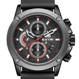 ساعت مچی عقربه ای مردانه اکستری مدل X6065F رنگ مشکی طوسی