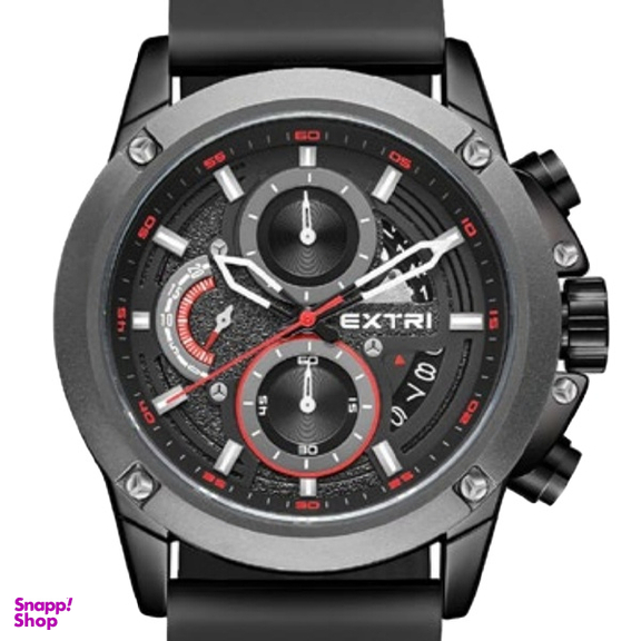 ساعت مچی عقربه ای مردانه اکستری مدل X6065F رنگ مشکی طوسی