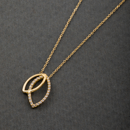 گردنبند طلا 18 عیار زنانه جواهری سون کد 2496