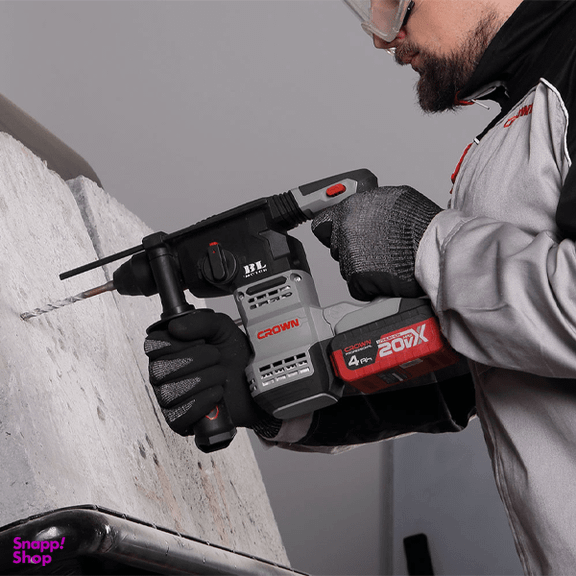 دریل بتن کن شارژی چهارشیار کرون مدل CT28001