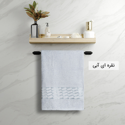 حوله حمام بهباف آذر طرح آرام سایز 100×155 سانتی متر