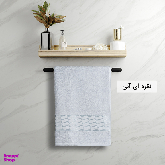 حوله حمام بهباف آذر طرح آرام سایز 100×155 سانتی متر