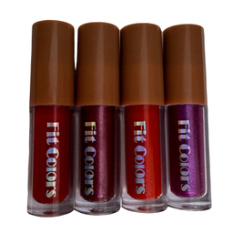 رژ لب مایع فیت کالر مدل Metal بسته 4 عددی