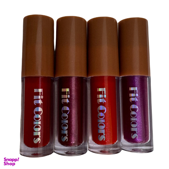 رژ لب مایع فیت کالر مدل Metal بسته 4 عددی