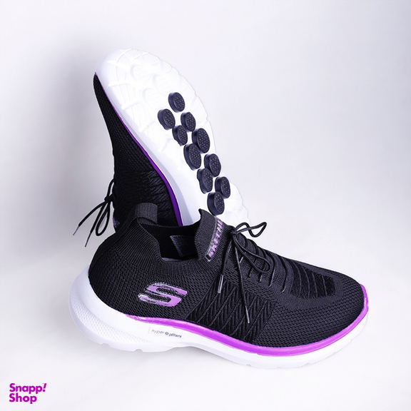 کفش راحتی زنانه طرح اسکچرز مدل گوواک کد 2025 رنگ مشکی بنفش