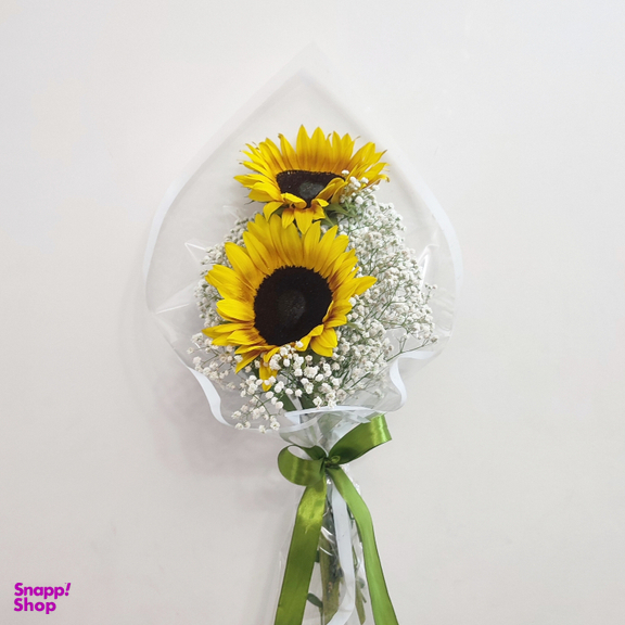 دسته گل طبیعی آفتابگردان کد 102