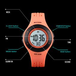 ساعت مچی دیجیتال بچگانه اسکمی مدل 1455blue