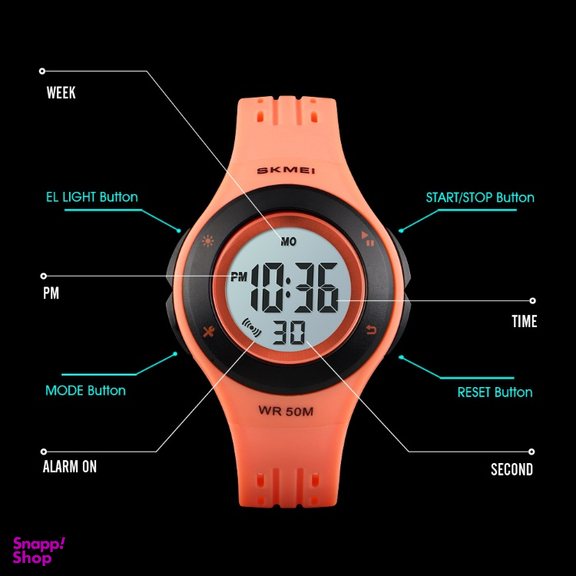 ساعت مچی دیجیتال بچگانه اسکمی مدل 1455blue