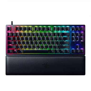 کیبورد باسیم مخصوص بازی ریزر مدل Huntsman V2 TKL Red Switch