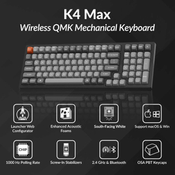 کیبورد مخصوص بازی کیکرون مدل K4 Max RGB Red Switch