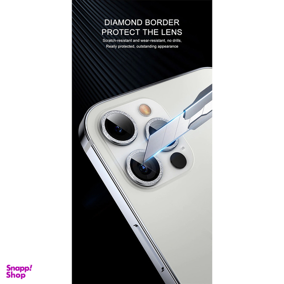 محافظ لنز دوربین بوف مدل Diamond-Luxury مناسب برای گوشی موبایل اپل iPhone 13 Pro Max / iPhone 13 Pro