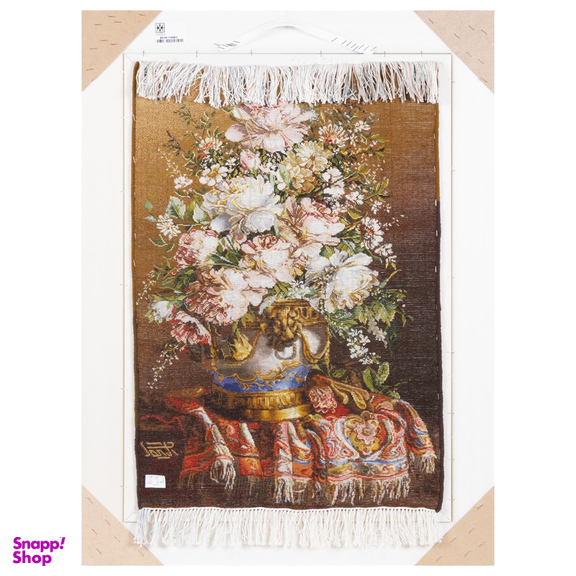 تابلو فرش دستباف سی پرشیا مدل گل در گلدان کد 903617